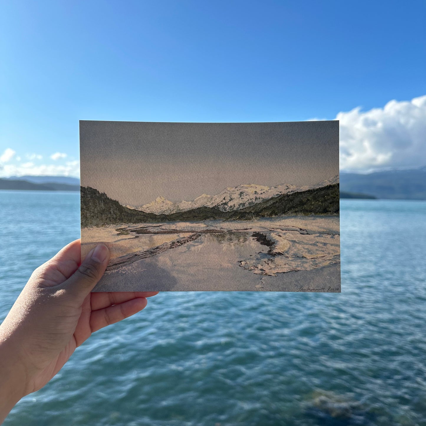 Quietud - Impresión de bellas artes en acuarela