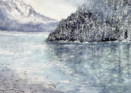 Eyak Mist - Watercolor Fine Art Print