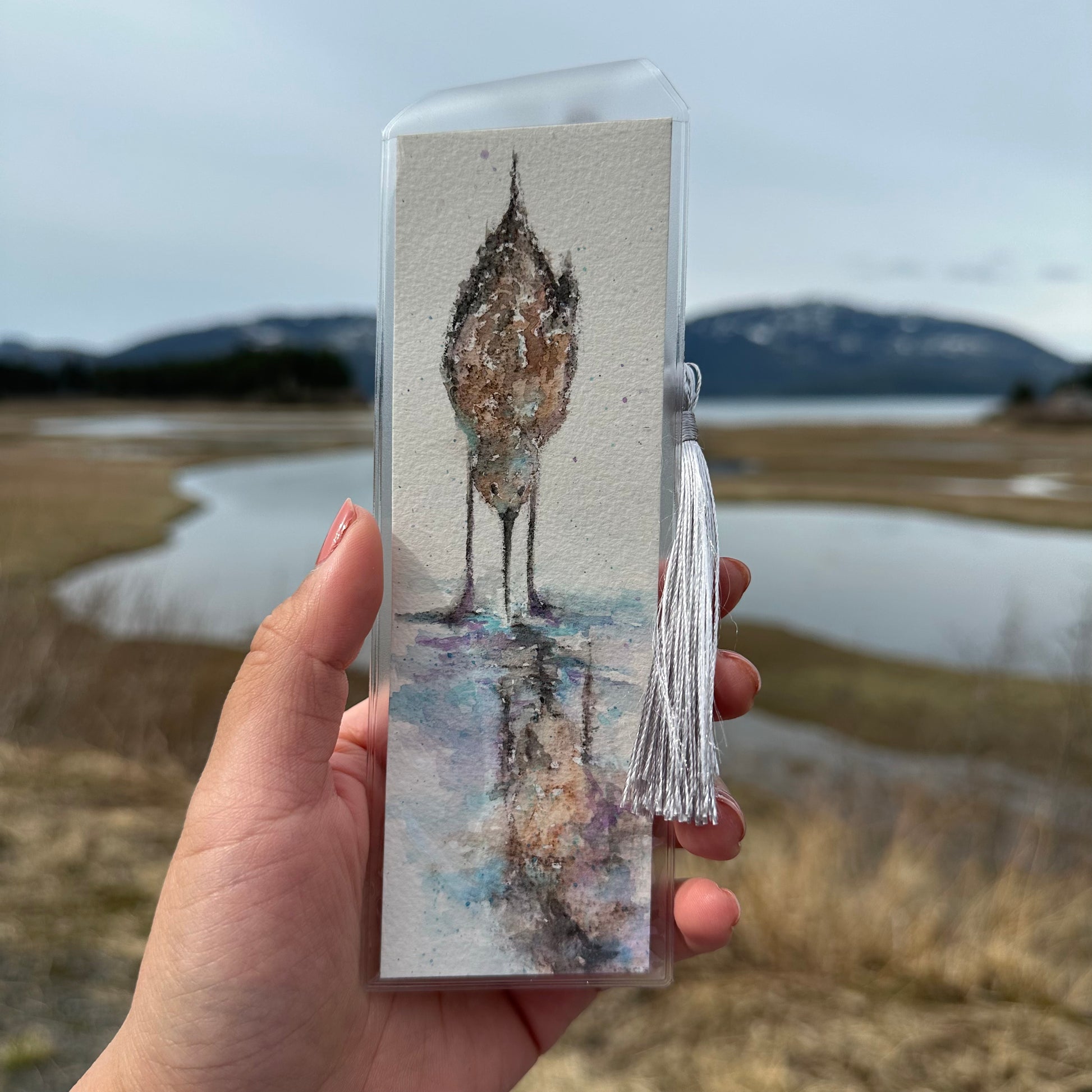 Hand-Painted Bird Bookmarks 